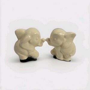 Shawnee Pottery Miniature Ceramic  Elephant Figurine 3" F-006
